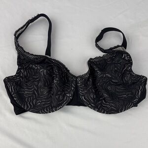 Paramour Black Lace Underwire Bra -36 DD